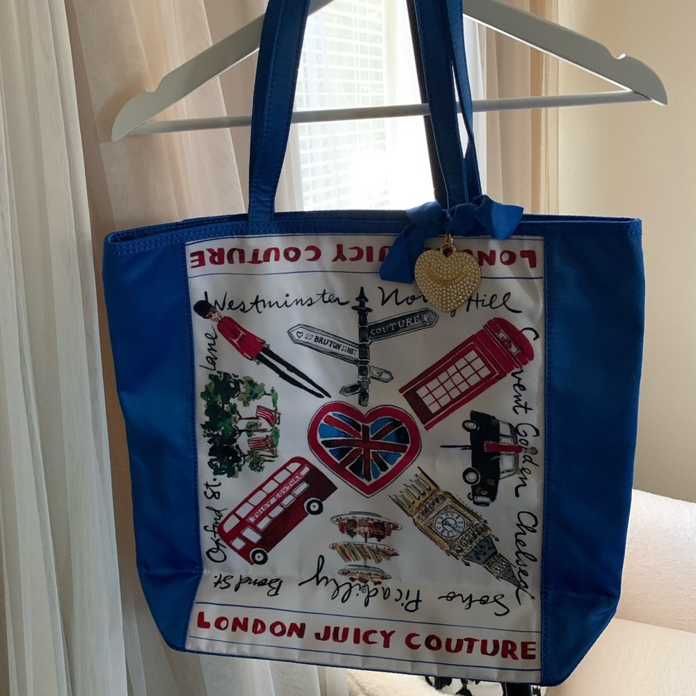 Juicy Couture London Theme Tote Bag